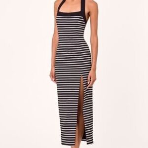 Black and White Halter “Jane” Dress - Nicholas The Label NWT M